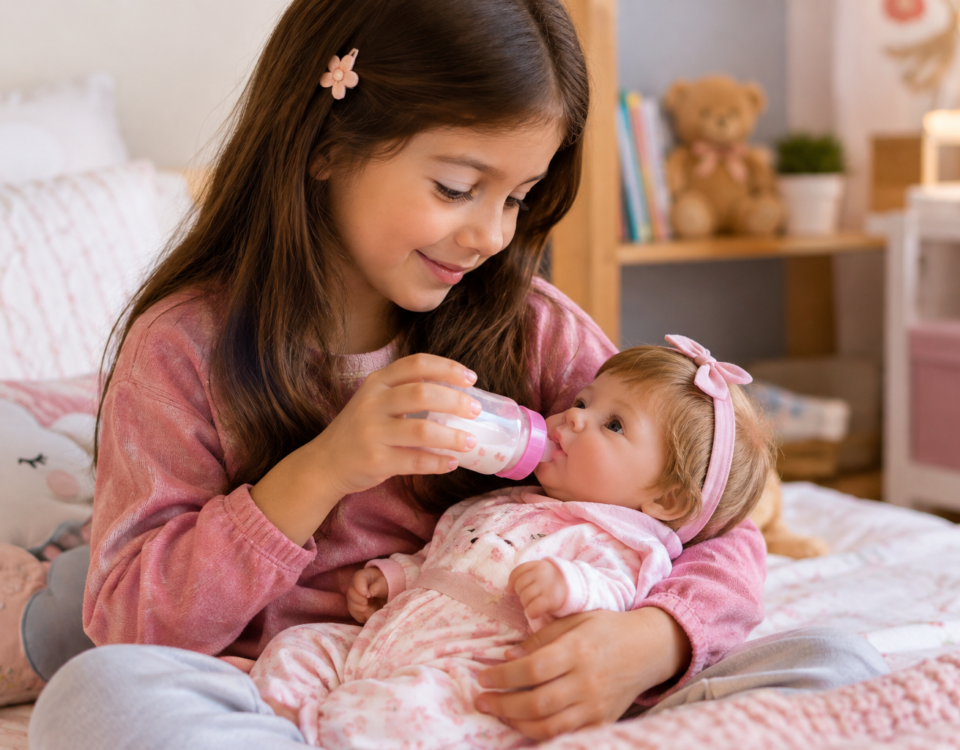 Bebê reborn menina realista de silicone com roupa