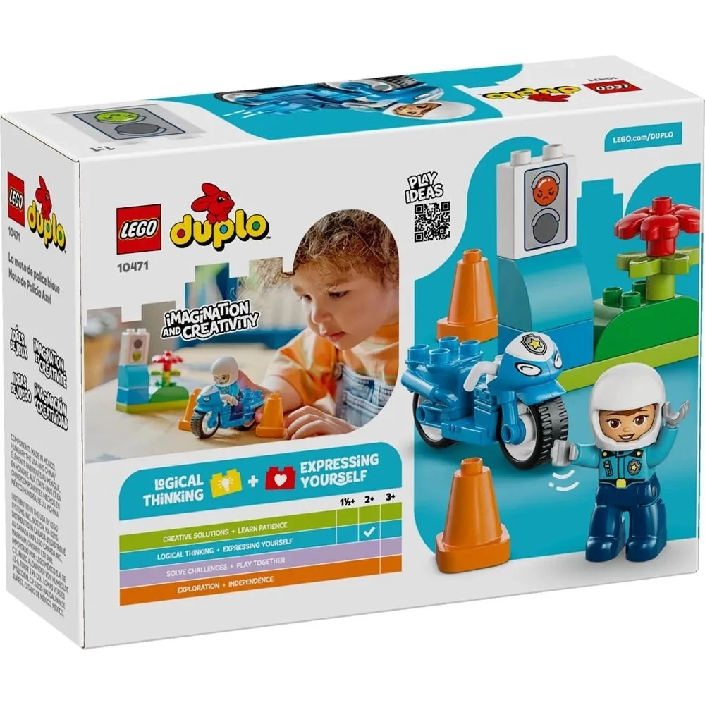 Lego Duplo Motocicleta Azul
